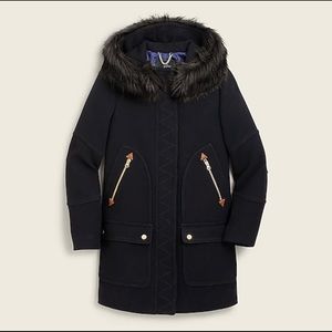 Chateau parka in Italian stadium-cloth wool